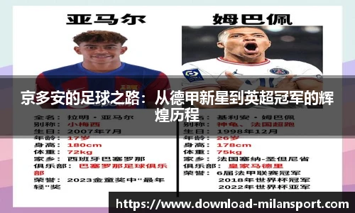 京多安的足球之路：从德甲新星到英超冠军的辉煌历程